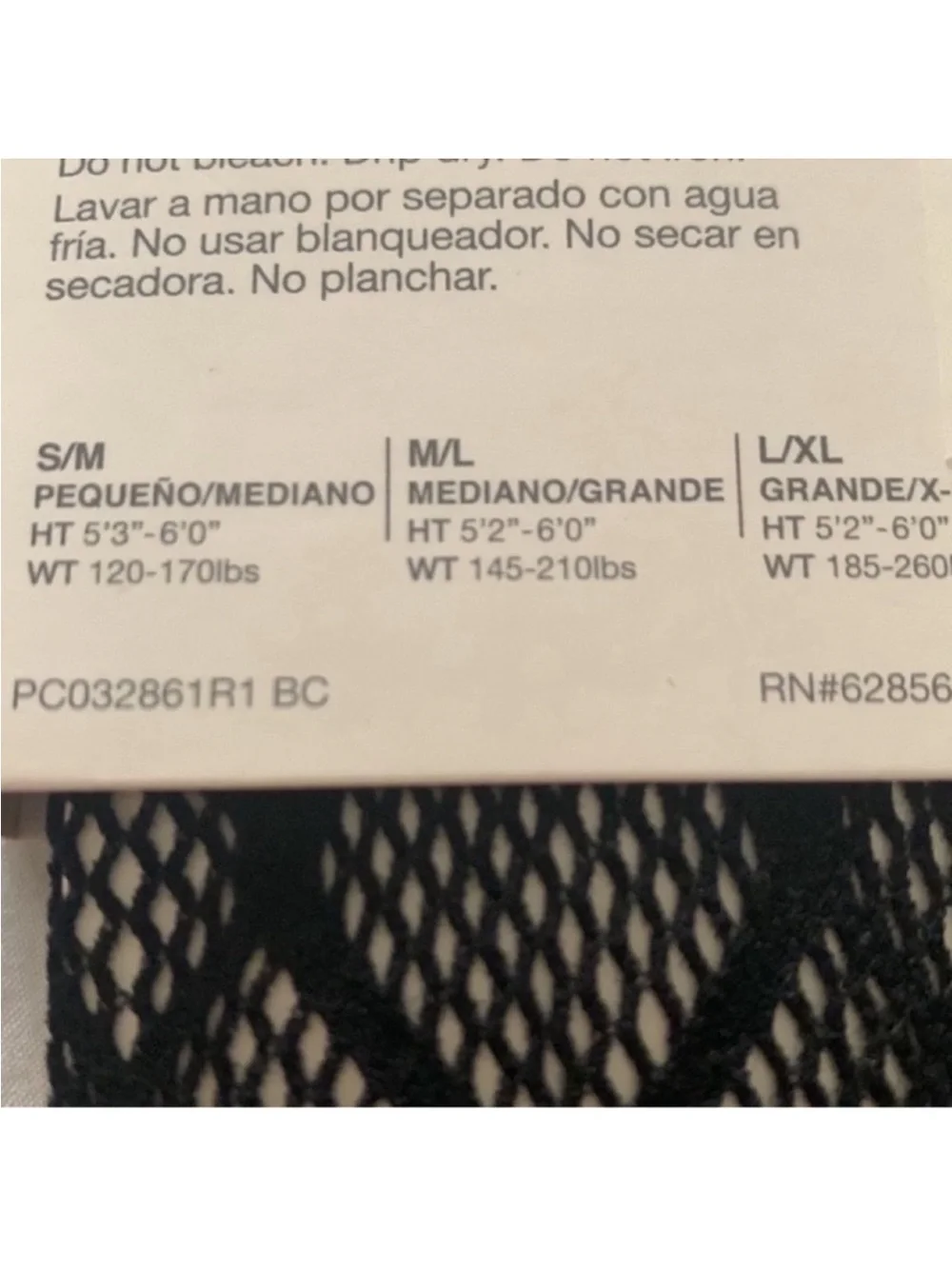 No Nonsense Black Fashion Fishnet Tights